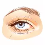 Blepharoplasty upper eyelid